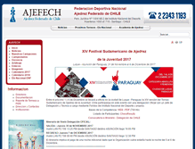 Tablet Screenshot of ajefech.cl